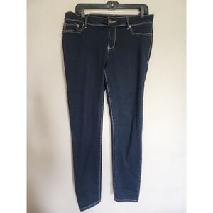 Maurices Skinny Jeans Jegging‎ Women's Size L-R Large Regular Dark Wash